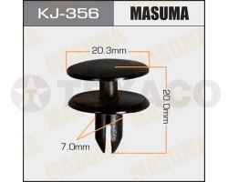 Клипса автомобильная MASUMA KJ-356