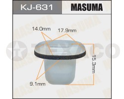 Клипса автомобильная MASUMA KJ-631