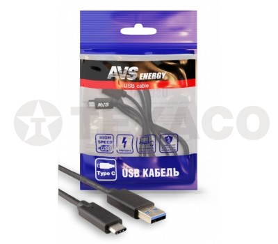 Кабель AVS Type C USB (1м) USB 3.0 TC-311