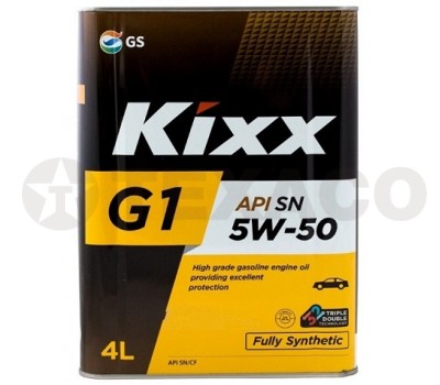 Масло моторное Kixx G1 5W-50 SN PLUS (4л)