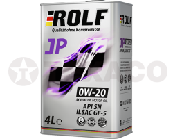 Масло моторное ROLF GT 0W-20 SP/C5 (4л) синт