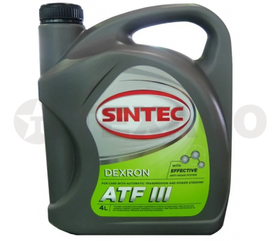 Жидкость для АКПП SINTEC ATF DIII (4л)