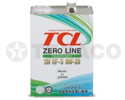 Масло моторное TCL Zero Line 0W-20 SP/GF-6 (4л)