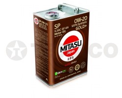 Масло моторное MITASU GOLD Plus 0W-20 SP/GF-6A (4л)