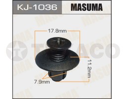 Клипса автомобильная MASUMA KJ-1036