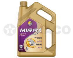 Масло моторное MIRAX MX7 5W-30 SP A5/B5 (4л) синтетика