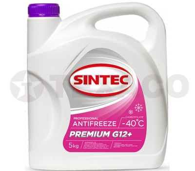 Антифриз SINTEC PREMIUM G12+ -40 розовый (5кг)-карбоксилатный