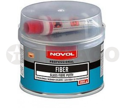 Шпатлевка NOVOL FIBER со стекловолокном (0,2кг)