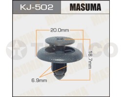 Клипса автомобильная MASUMA KJ-502