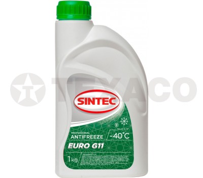 Антифриз SINTEC EURO G11 -40 зеленый (1кг)
