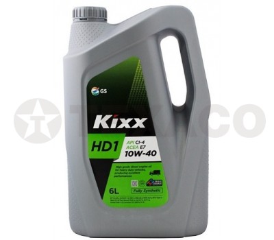 Масло моторное Kixx HD1 10W-40 CI-4 (6л)