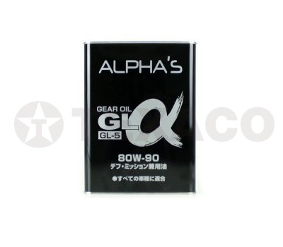Масло трансмиссионное ALPHA'S GL-5 80W-90 (4л)