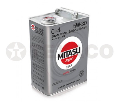Масло моторное MITASU SUPER DIESEL 5W-30 CI-4 (4л)