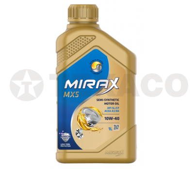 Масло моторное MIRAX MX5 10W-40 SL/CF A3/B4 (1л) 
