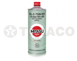 Масло трансмиссионное MITASU LX GEAR OIL 75W-85 GL-5 LSD (1л)