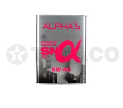 Масло моторное ALPHA'S SINTHETIC 5W-40 SP (4л)