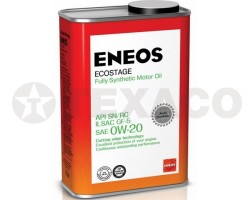 Масло моторное Eneos Ecostage 0W-20 SN (1л) синтетика