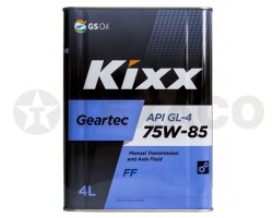 Масло трансмиссионное Kixx Geartec FF 75W-85 GL-4 (4л)