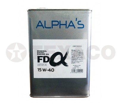 Масло моторное ALPHA'S FD MINERAL DIESEL 15W-40 CF-4 (4л)