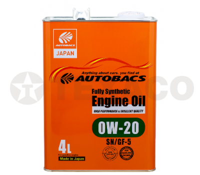 Масло моторное AUTOBACS ENGINE OIL FS 0W-20 SP/GF-6A (4л)