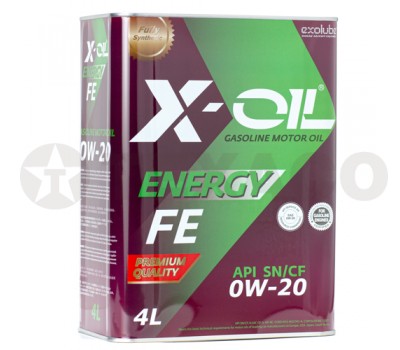 Масло моторное X-OIL Energy FE 0W-20 SN/CF (4л)