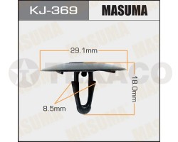 Клипса автомобильная MASUMA KJ-369