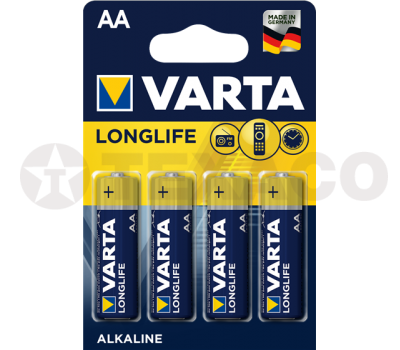 Батарейка VARTA LONGLIFE LR6 AA
