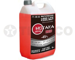 Антифриз Hotaka Red Long Life Coolant -45C, (5кг)