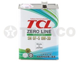 Масло моторное TCL Zero Line 0W-30 SP/GF-6 (4л)