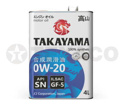 Масло моторное TAKAYAMA Zerotec 0W-20 SP/GF-6A (4л)