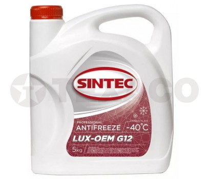 Антифриз SINTEC LUX-OEM G12 -45 красный (5кг)