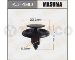 Клипса автомобильная MASUMA KJ-490