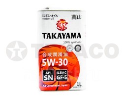 Масло моторное TAKAYAMA 5W-30 GF-5 SN (1л)