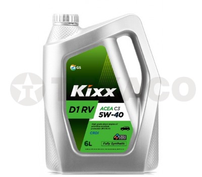Масло моторное Kixx D1 RV 5W-40 SN/C3 (6л)