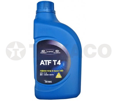 Жидкость для АКПП HYUNDAY/KIA ATF T4 JWS3309 4-х и 5-ти ступенчатых (1л)-п/синтетика