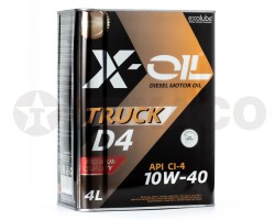 Масло моторное X-OIL Truck D4 10W-40 CI-4/SL (4л)