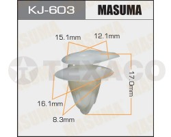 Клипса автомобильная MASUMA KJ-603