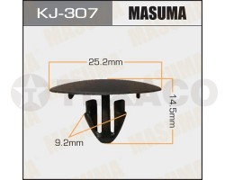 Клипса автомобильная MASUMA KJ-307